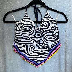 Trina Turk two piece bathing suit. Size 6